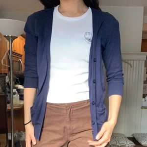 Navy Banana Republic Cardigan
